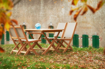 KATE - Folding teak garden chair by Traditional Teak - view 3